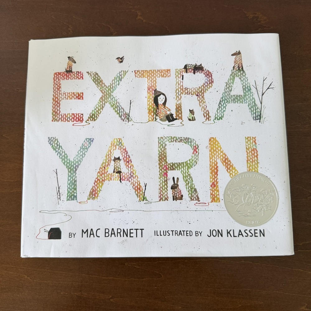 Extra Yarn : A Caldecott Honor Award Winner by Mac Barnett (2012, Hardcover)